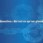 Question : Qu’est-ce qu’un gland